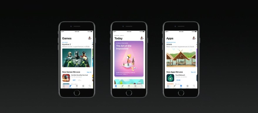 Apple представил новый дизайн App Store