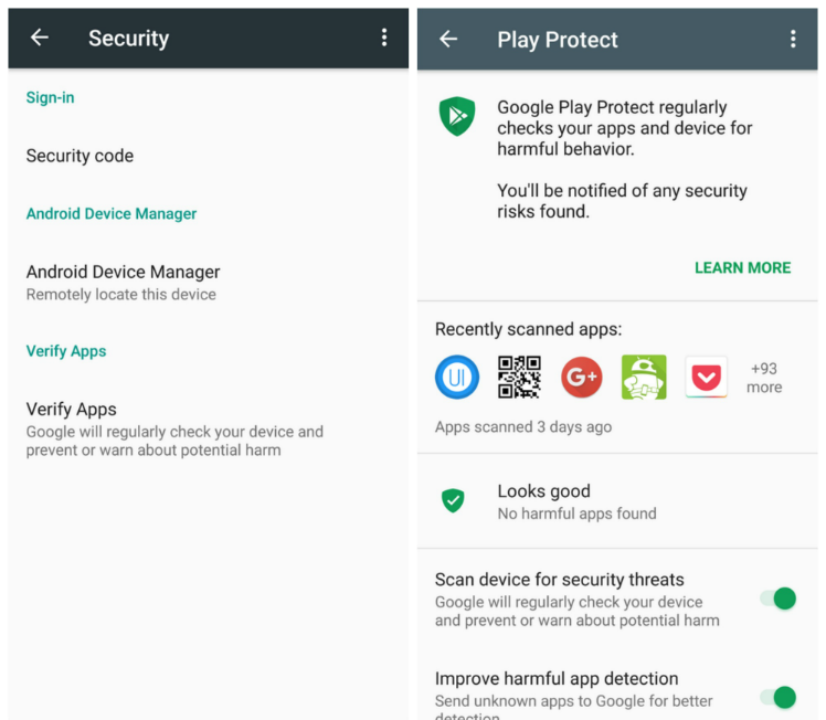 Google представил собственную систему безопасности для Android